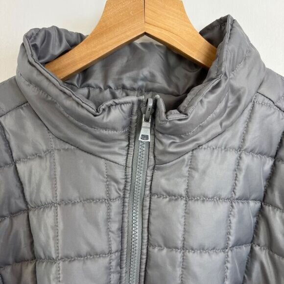 Woman Within Women's Size 26/28 2X Plus Grey Quilted Full Zip Jacket Coat - Picture 3 of 14
